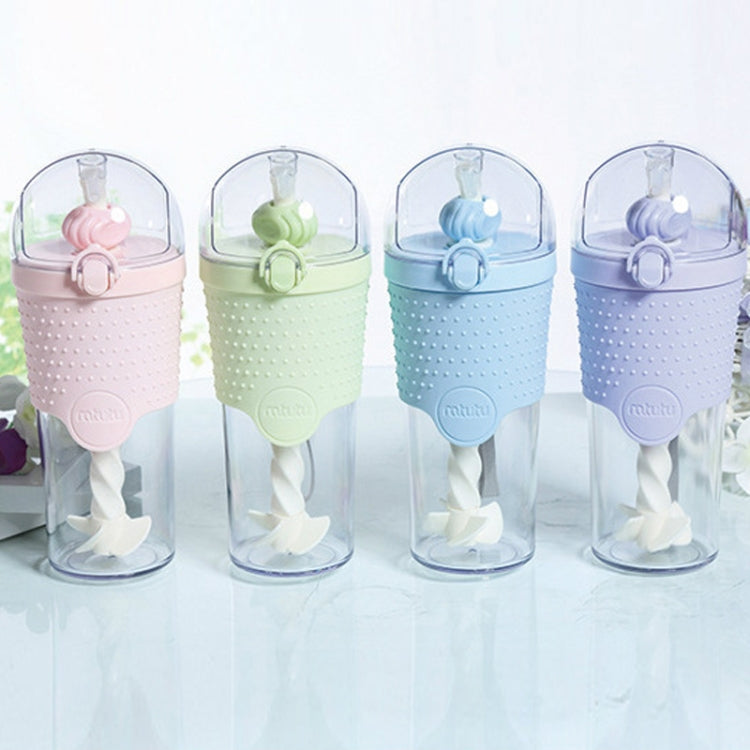500ml Creative Dot Decorative Designed  Plastic Water Bottle With Lifting Loop For Home Or Office Using