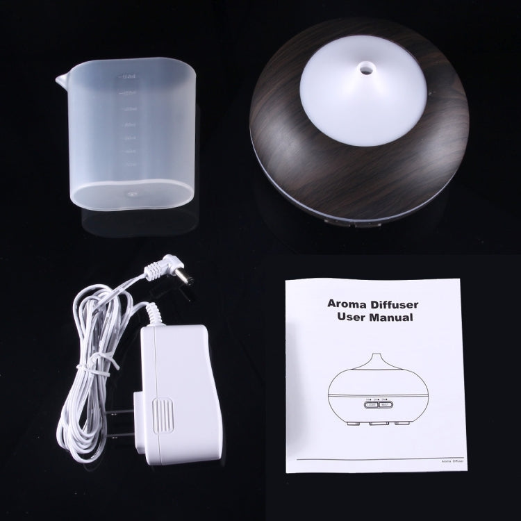 10W 150mL Wood Grain Aromatherapy Air Purifier Humidifier with LED Light for Office / Home Room