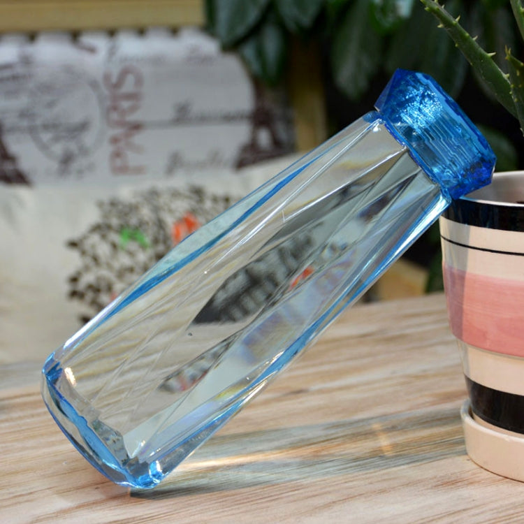 620ml Leak Proof Transparent Plastic Irregular Water Bottle With Cap For Outdoor, Home And Office