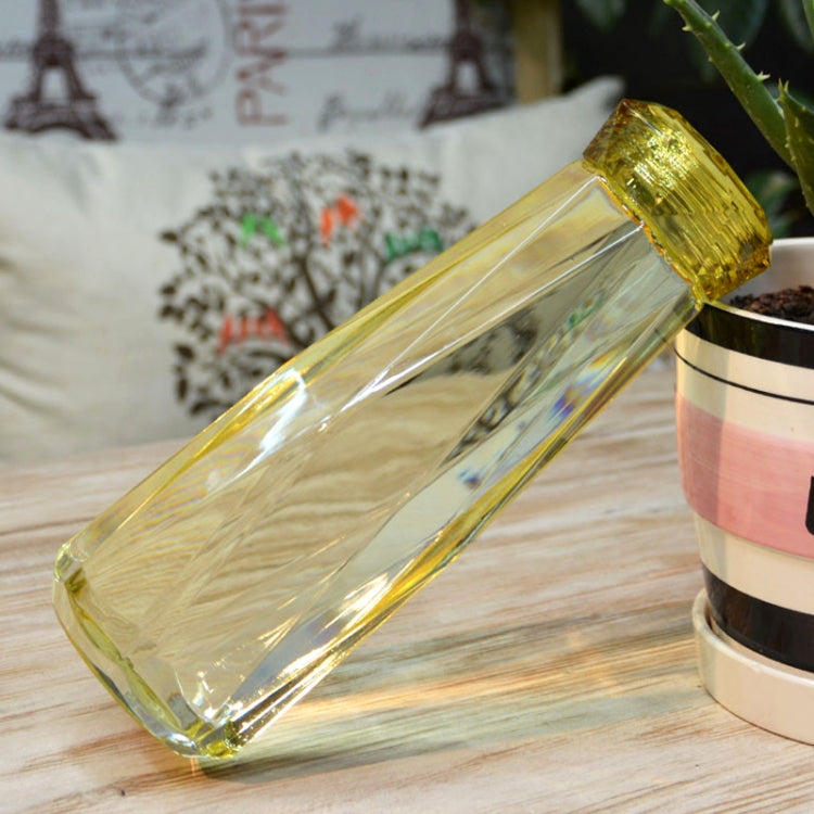 620ml Leak Proof Transparent Plastic Irregular Water Bottle With Cap For Outdoor, Home And Office