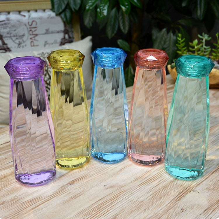 620ml Leak Proof Transparent Plastic Irregular Water Bottle With Cap For Outdoor, Home And Office