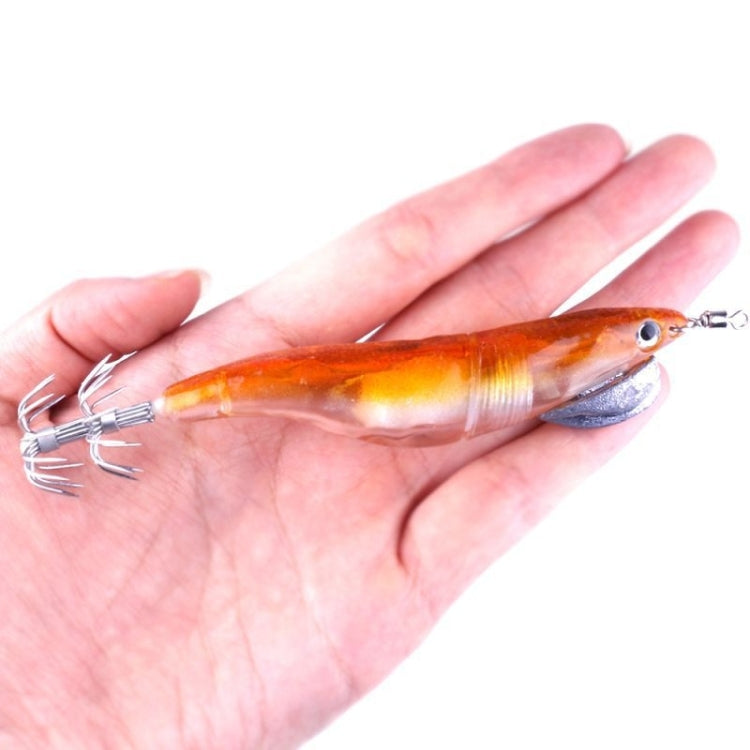 LED Electronic Shrimp Fishing Lures Bionic Fishing Bait with Hooks, Length: 12 cm, Random Color Delivery
