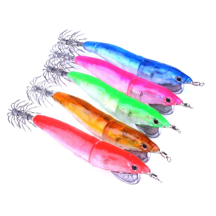 LED Electronic Shrimp Fishing Lures Bionic Fishing Bait with Hooks, Length: 12 cm, Random Color Delivery