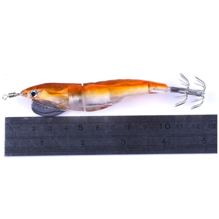 LED Electronic Shrimp Fishing Lures Bionic Fishing Bait with Hooks, Length: 12 cm, Random Color Delivery