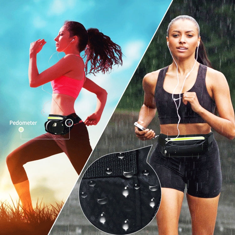 Multi-function Fashion Outdoor Sports Fitness Nylon Bag Water Bottle Waist Bag (Black)