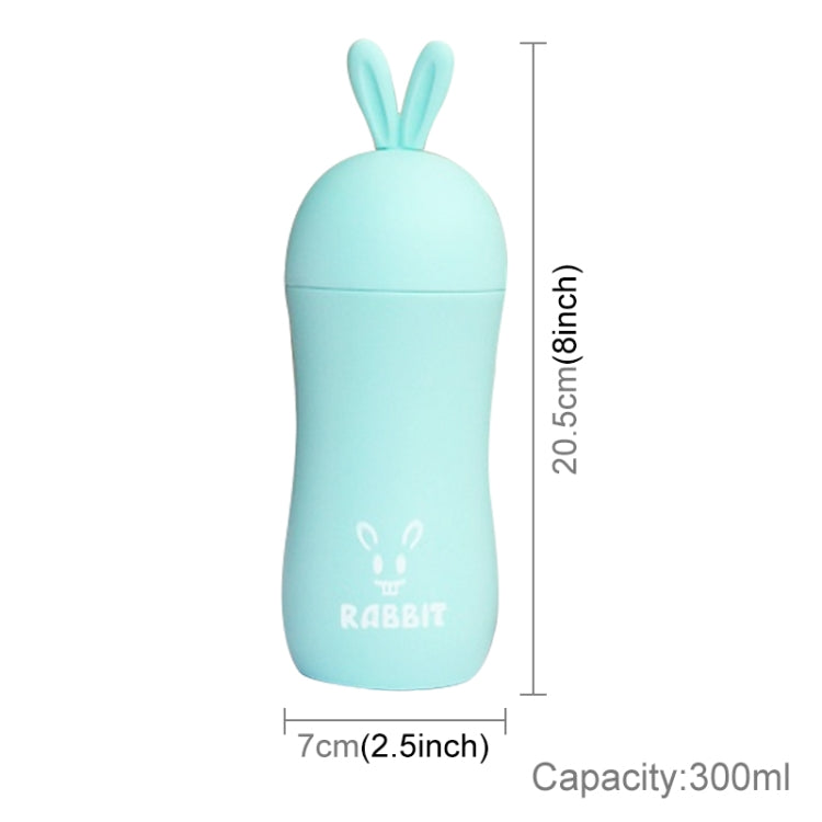 300ml  Stainless Steel Rabbit Shaped Cute Mini Vacuum Thermos For Female
