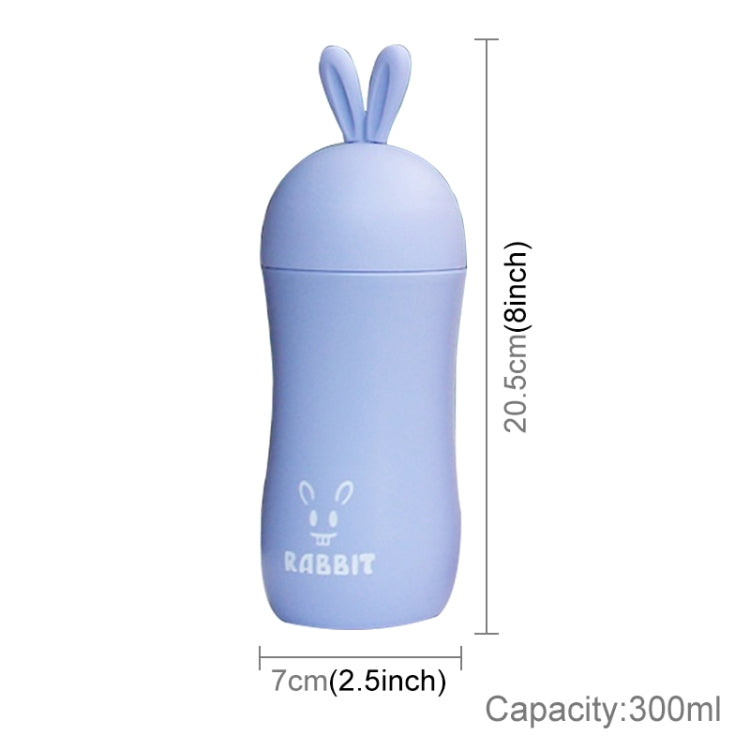300ml  Stainless Steel Rabbit Shaped Cute Mini Vacuum Thermos For Female