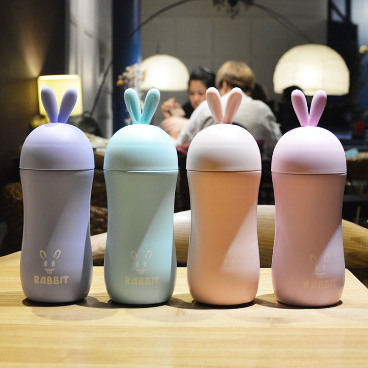 300ml  Stainless Steel Rabbit Shaped Cute Mini Vacuum Thermos For Female