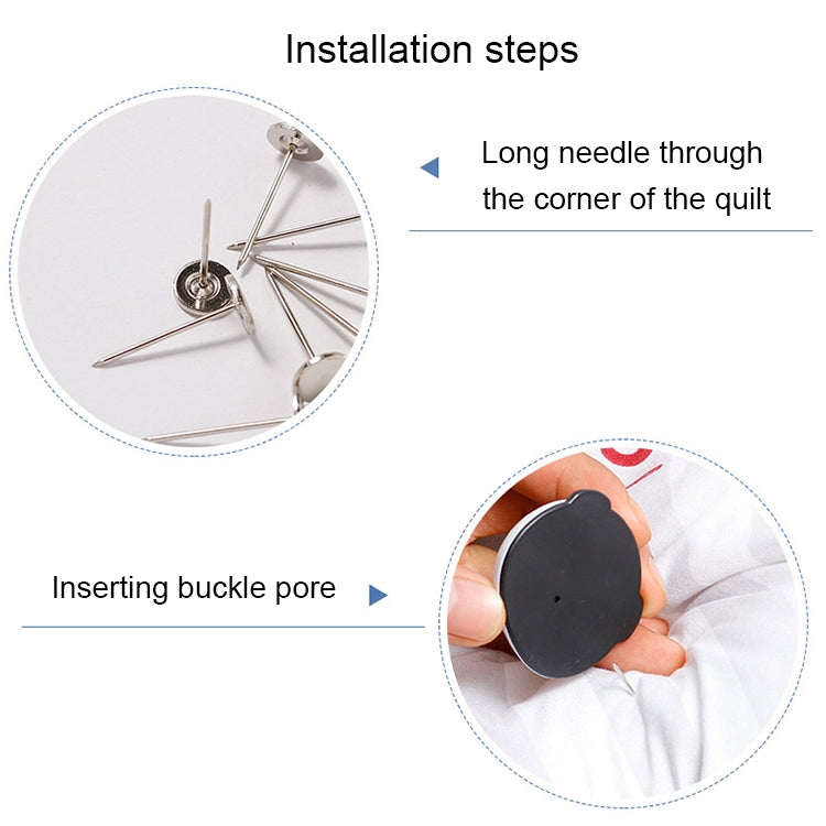 16 PCS Household Bedsheet Anti-shift Quilt Fixed Buckle Tripper Storing Fixed Artifact