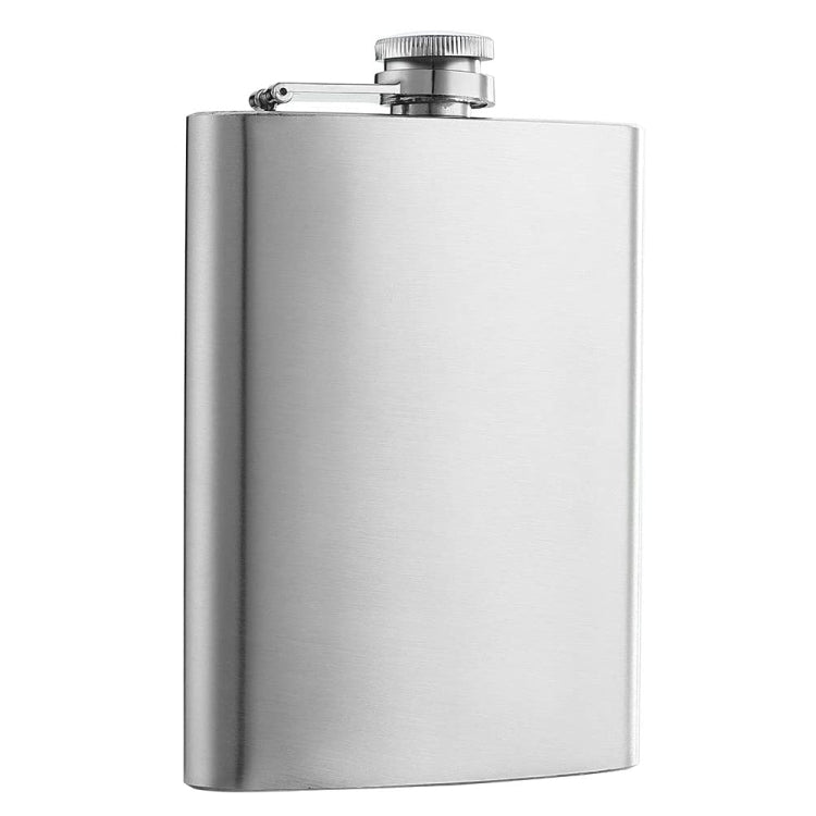 112mL (4oz)Handy Narrow-version Wine Jug Portable Stainless Steel Hip Flask(Silver)
