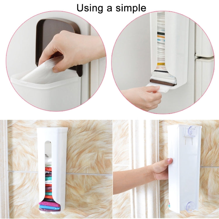 Kitchen Trash Bag Storage Box with Suction Cups