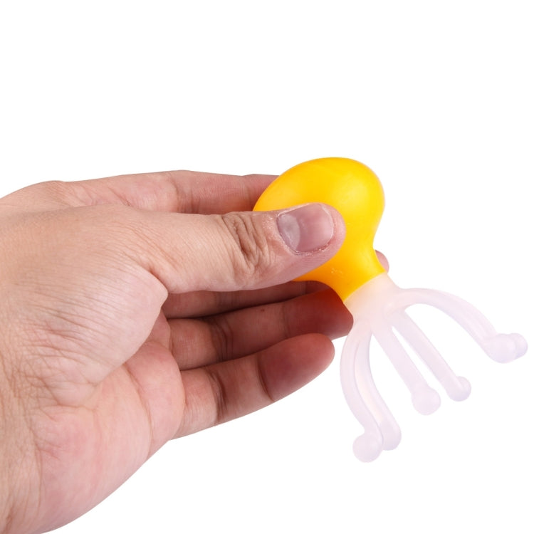Mini Five Claws Design Head Plastic Scalp Massager, Random Color Delivery