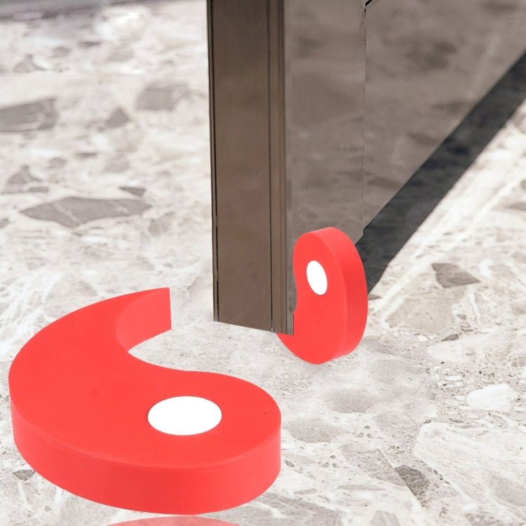 Comma Shape  Home Decorative Ornament Door Stopper, Random Color Delivery