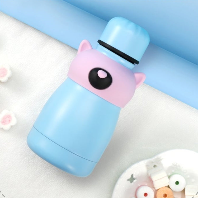160ml  Stainless Steel Vacuum Thermos Heat Insulate Cute Bear Type Mini Water Bottle