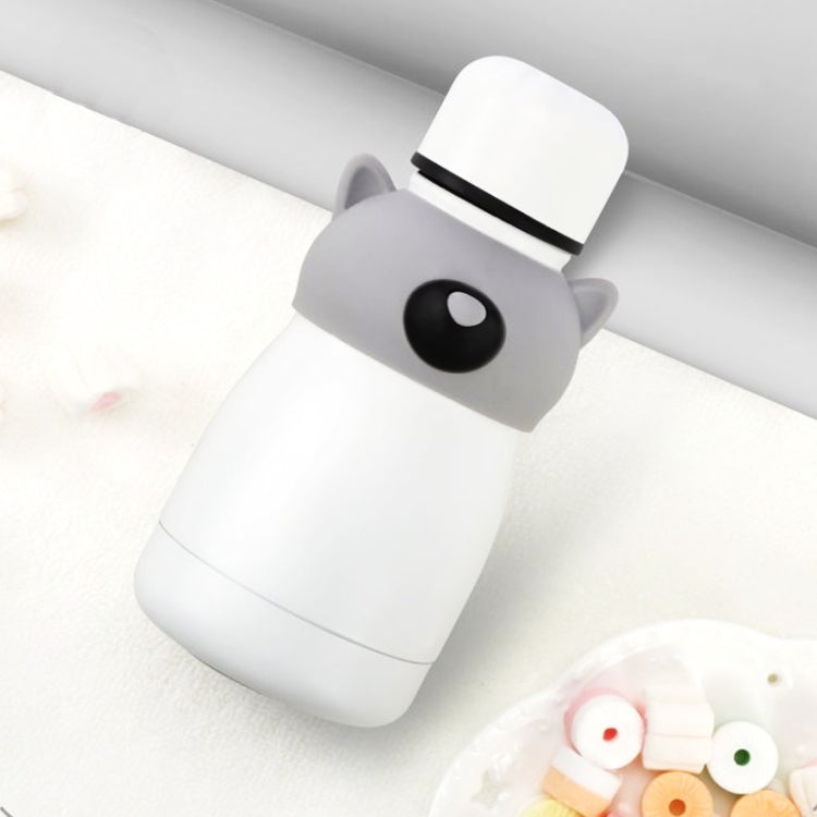 160ml  Stainless Steel Vacuum Thermos Heat Insulate Cute Bear Type Mini Water Bottle