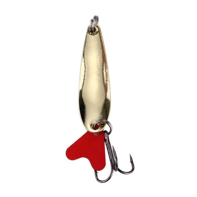 Fish Shape Sequins Fishing Lures Artificial Fishing Bait with Treble Hook, Length: 4.3cm