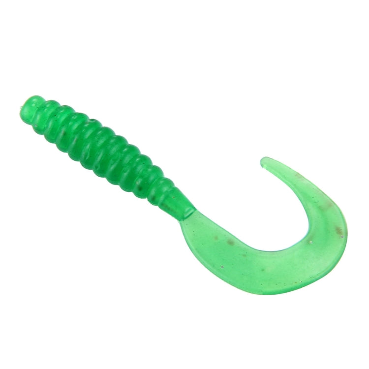 100 PCS Long Tail Maggots Shape Fishing Lures Artificial Fishing Bait, Length: 5.5cm