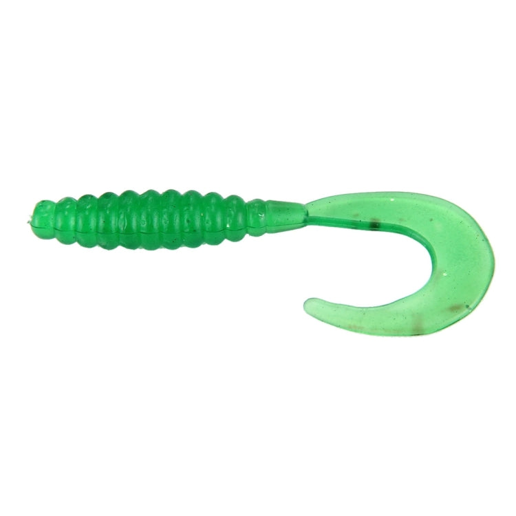 100 PCS Long Tail Maggots Shape Fishing Lures Artificial Fishing Bait, Length: 5.5cm
