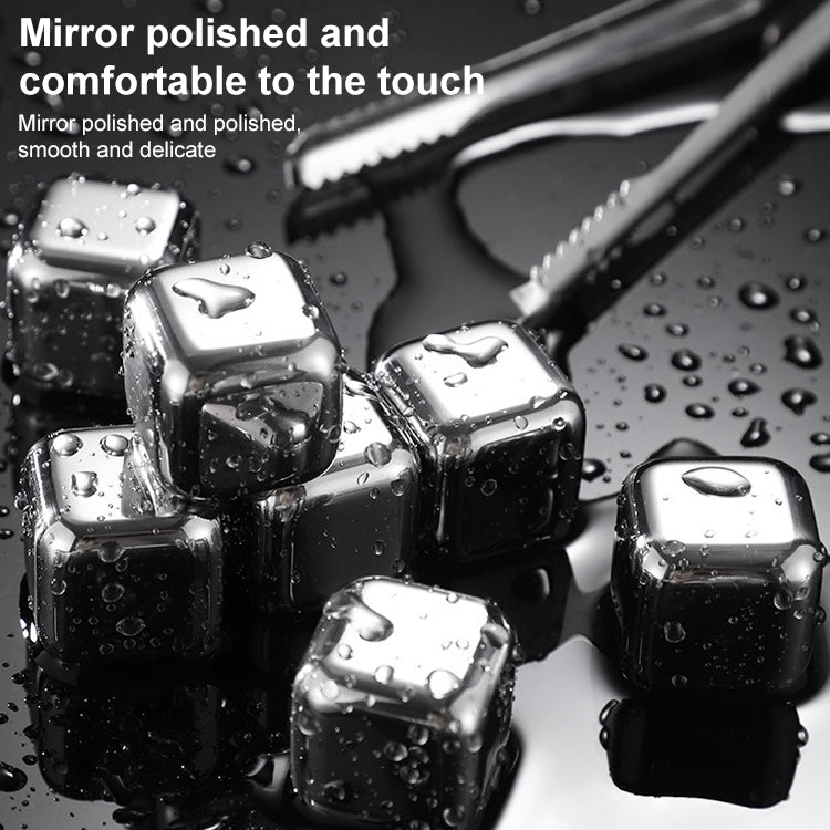 Stainless Steel Chilling Reusable Ice Cubes for Whiskey, Vodka, Liqueurs