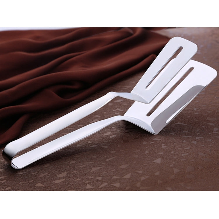 Stainless Steel Barbecue Steak Clip Tongs BBQ Roasting Shovels Leak Steak Shovel Spatula Food Clamp Bread Clips