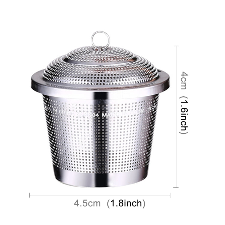 Stainless Steel Locking Spice Tea Strainer Mesh Infuser Tea Ball Filter, Small Size: 4.5 x 4cm