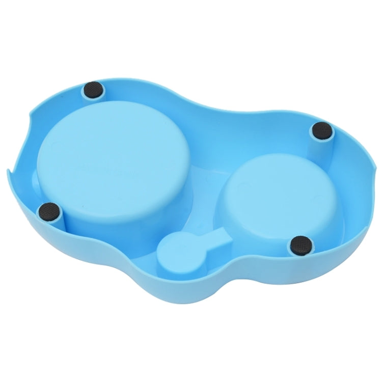 Stainless Steel Bowls, Anti-slip Dog Cat Food Dish + Drinking Water Pets Bowls with Automatic Water Dispenser