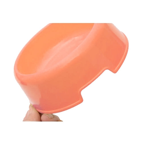 Dog Cat Light Candy Color Plastic Material Single Pets Bowls