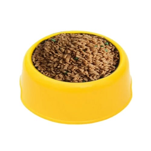 Dog Cat Light Candy Color Plastic Material Single Pets Bowls