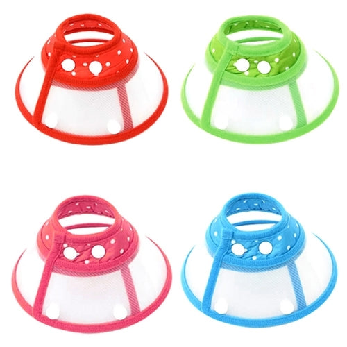 Elizabeth Pet Collar Headgear Ruff Funnel Cover Anti Bite Lick Safety Practical Neck Protective, Size: S, Suitable for Neck 15-20cm