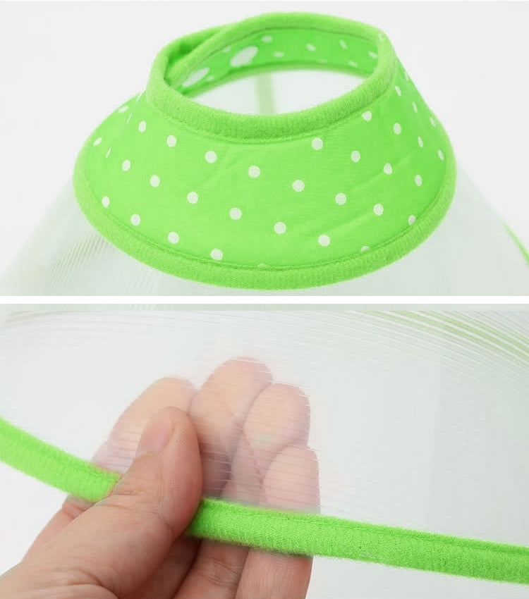 Elizabeth Pet Collar Headgear Ruff Funnel Cover Anti Bite Lick Safety Practical Neck Protective, Size: M, Suitable for Neck 20-26cm