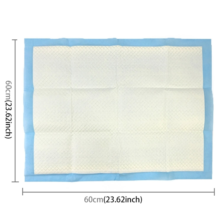 40 PCS Super Absorbent Pet Deodorant Antibacterial Nappy Urine Pad Diapers, L, Size: 60.0 x 60.0cm