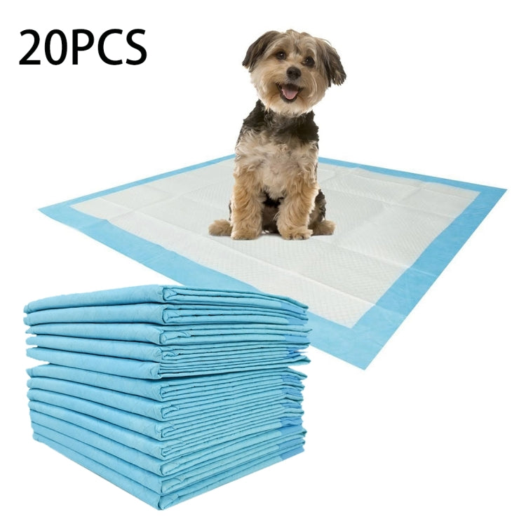 20 PCS Super Absorbent Pet Deodorant Antibacterial Nappy Urine Pad Diapers, XL, Size: 60.0 x 90.0cm