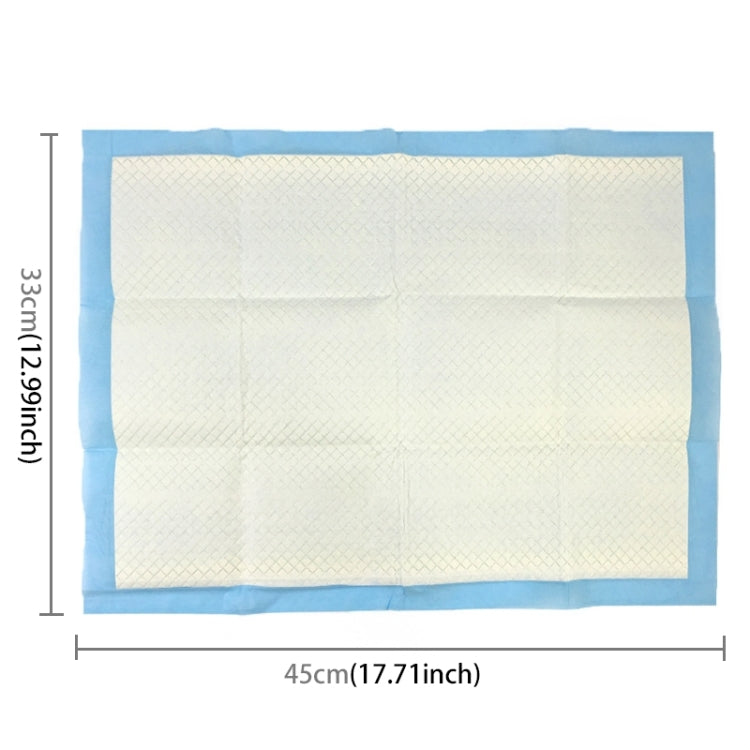 100 PCS Super Absorbent Pet Deodorant Antibacterial Nappy Urine Pad Diapers, S, Size: 33.0 x 45.0cm