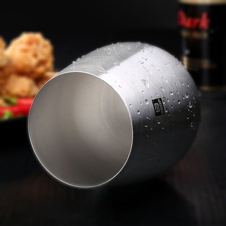 Stainless Steel Beer Fruit Juice Cup Household Water Cup, Size: 11.5x6.6cm