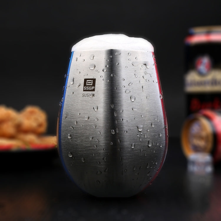 Stainless Steel Beer Fruit Juice Cup Household Water Cup, Size: 11.5x6.6cm