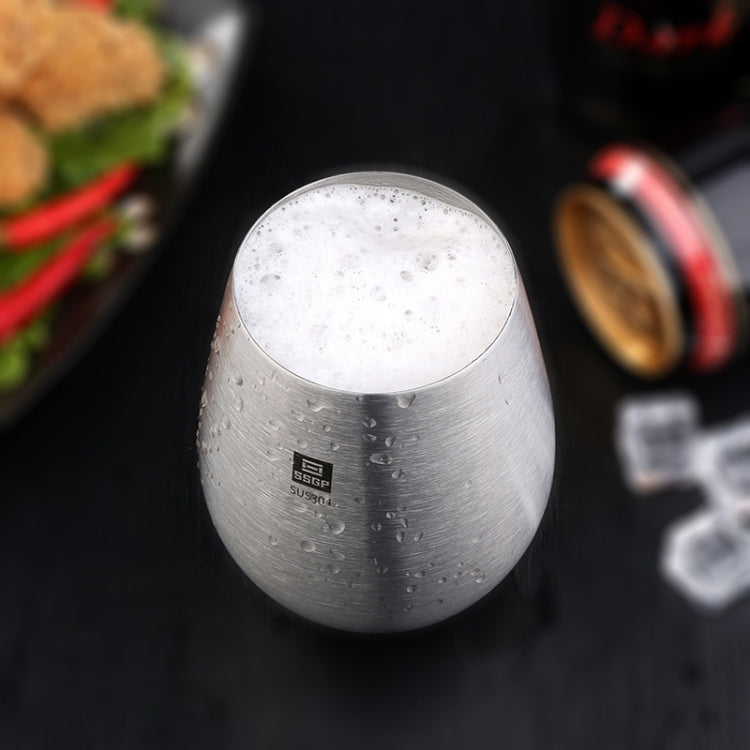 Stainless Steel Beer Fruit Juice Cup Household Water Cup, Size: 11.5x6.6cm