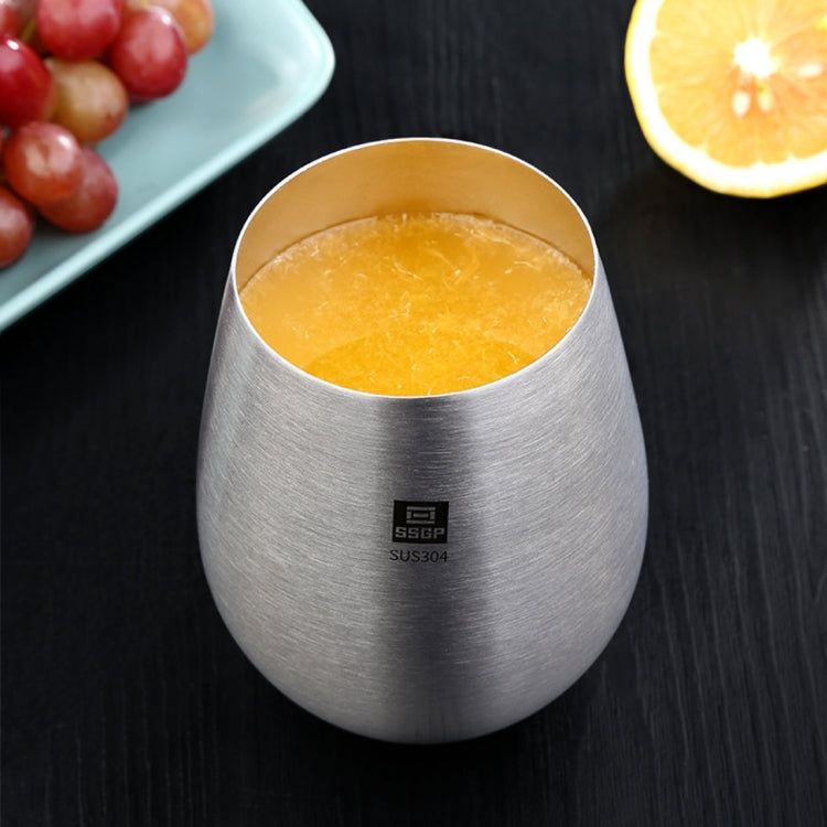 Stainless Steel Beer Fruit Juice Cup Household Water Cup, Size: 11.5x6.6cm