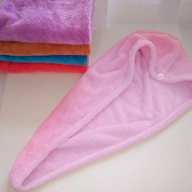 Super Absorbent Quick-drying Hair Hat Shower Cap Bath Towel for Lady, Size: 25 x 65cm