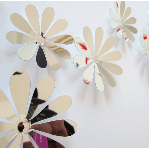 60 PCS Home Decoration Originality PVC 3D Petal Wall Paste