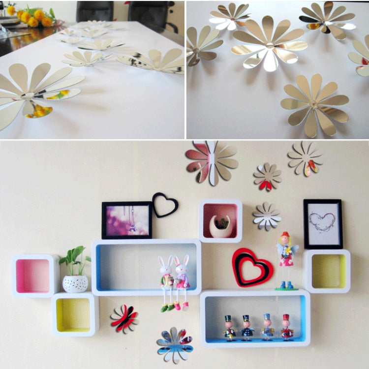 60 PCS Home Decoration Originality PVC 3D Petal Wall Paste