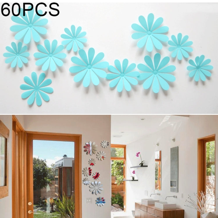 60 PCS Home Decoration Originality PVC 3D Petal Wall Paste