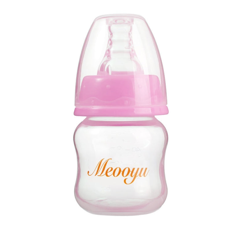 60ml  Food Grade Plastic Mini Beverage Bottle Leak Proof Cute Nursing Bottle With Nipple For Baby
