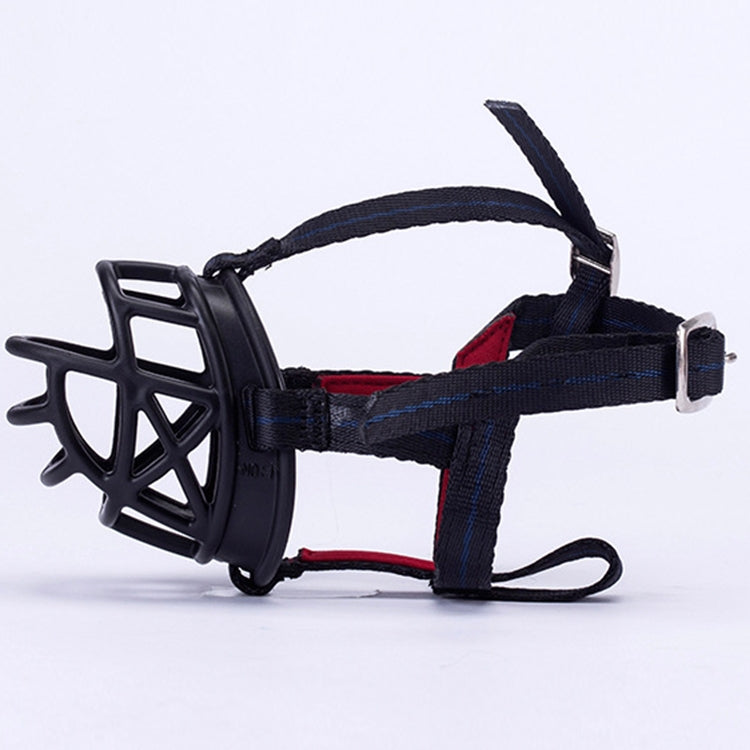 Dog Muzzle Prevent Biting Chewing and Barking Allows Drinking and Panting, Size: 6.8*6.3*7.8cm(Black)