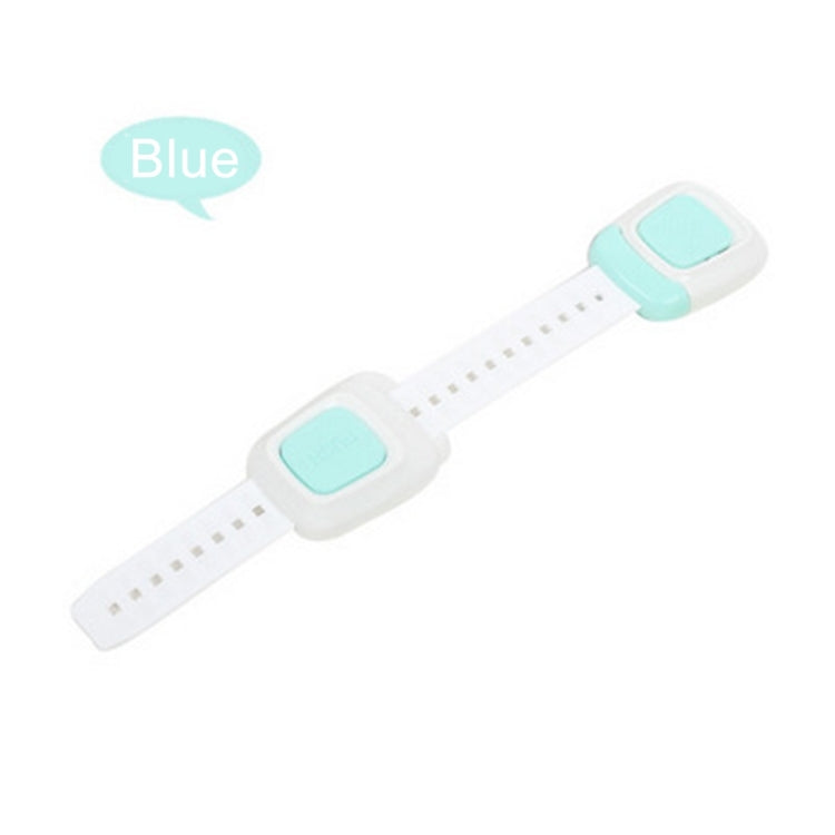 3 PCS Multifunction Double Button Child Lock Drawer Door Wardrobe Baby Safety Lock, Random Color Delivery