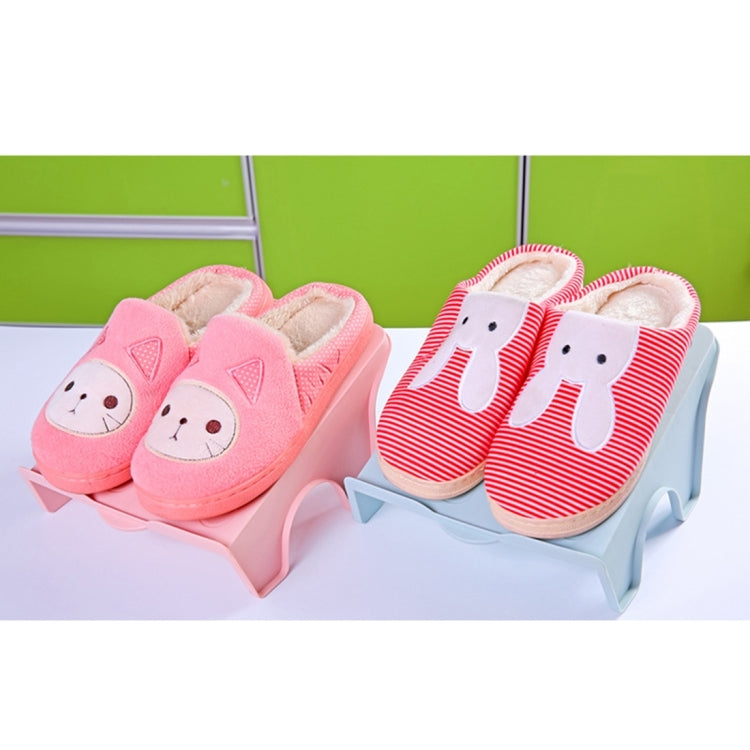2 PCS Creative Plastic Double Shoe shelves, Size: 25.5 * 20.7cm