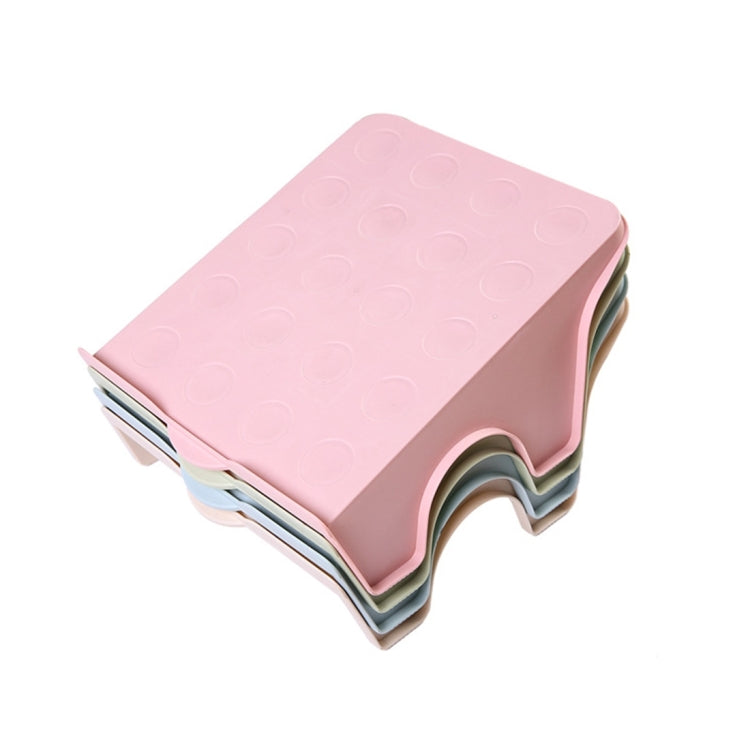 2 PCS Creative Plastic Double Shoe shelves, Size: 25.5 * 20.7cm