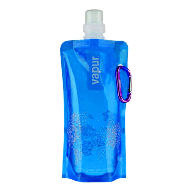500ml Portable Ultralight Foldable Plastic Water Bag Outdoor Sports Supplies Hiking Camping Soft Water Pouchï¼Œ color random delivery