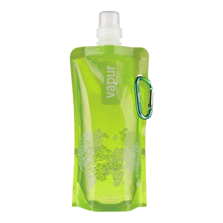 500ml Portable Ultralight Foldable Plastic Water Bag Outdoor Sports Supplies Hiking Camping Soft Water Pouchï¼Œ color random delivery