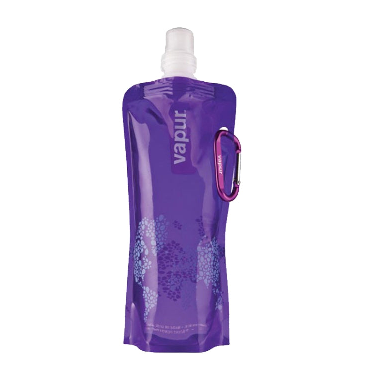 500ml Portable Ultralight Foldable Plastic Water Bag Outdoor Sports Supplies Hiking Camping Soft Water Pouchï¼Œ color random delivery