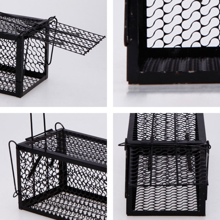 Door Humane Animal Live Cage, Rat, Mice, Mouse and More Small Rodents Irony Black Trap Cage